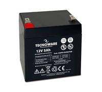 Tecnoware – Batterie au plomb étanche 12 V 5 Ah – Cosse Faston 6,3 mm, pour onduleur et alarmes