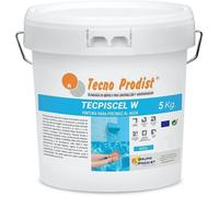 TECPISCEL W Peinture pour piscine de Tecno Prodist - Haute résistance, durabilité, Grande couverture, flexibilité, adhérence 5 Kg
