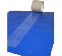 TECPLAST Adhésif de réparation bâches 200mm x 20m ADHREP - Qualité PRO - Pour tout type de bâches dont bâches serre et toiles PVC