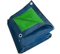 TECPLAST Bâche Bois 8x12 m SR150BO Bleue et Verte - Haute Qualité - Bâche de Protection imperméable pour Bois de Chauffage