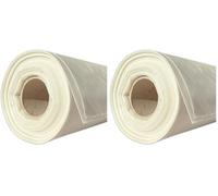 TECPLAST Bâche peinture en ROULEAU 3x25 m 80RPE Translucide - Haute Qualité - Film plastique de protection sol - Made in France (Lot de 2)