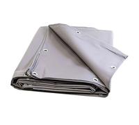TECPLAST Bâche pour Carport Grise 8x12 m XP640CP - Garantie 10 ans - Toile PVC étanche pour abri de voiture - Made in France