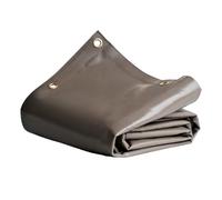 TECPLAST Bâche Toiture 4x4 m LP640TO Taupe - Garantie 8 Ans - Bâche d'étanchéité en PVC pour Couvreur et Charpentier