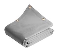 TECPLAST Bâche Toiture 6x8 m LP640TO Grise - Garantie 8 Ans - Bâche d'étanchéité en PVC pour Couvreur et Charpentier