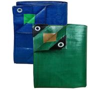 TECPLAST Pack 2 Bâches de Protection - Petites Tailles - 2x3m (x1) HQ250MU + 4x5m (x1) SR150MU - Bâches imperméables - PD1MU