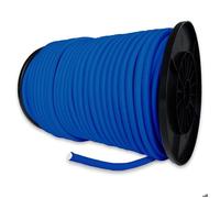 TECPLAST Sandow élastique Bleu 100 mètres 9SW - Qualité PRO - Tendeur pour bâche de diamètre 9 mm