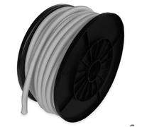 TECPLAST Sandow élastique Gris 25 mètres 9SW - Qualité PRO - Tendeur pour bâche de diamètre 9 mm
