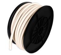 TECPLAST Sandow élastique Ivoire 25 mètres 9SW - Qualité Pro - Tendeur pour bâche de diamètre 9 mm