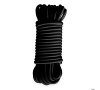 TECPLAST Sandow élastique Noir 15 mètres 9SW - Qualité PRO - Tendeur pour bâche de diamètre 9 mm