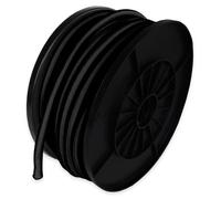 TECPLAST Sandow élastique Noir 30 mètres 9SW - Qualité PRO - Tendeur pour bâche de diamètre 9 mm