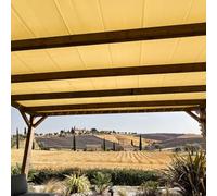 TECPLAST Toile Pergola Ivoire 2,5x4 m Protection Solaire XP680M2PR - Garantie 15 Ans - Bâche Pergola étanche PVC - Made in France