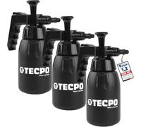 TECPO Lot de 3 flacons pulvérisateurs à pompe, 1 l, pour nettoyant de freins, vaporisateur d'air comprimé