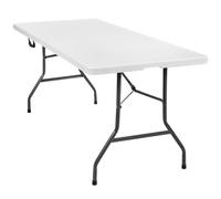 tectake 402153 Table Pliante de Camping, Table de Jardin pour BBQ Barbecue Pique-Nique, Portable, 183 x 76 x 74 cm