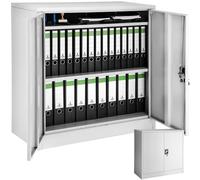 TecTake 800412 Armoire de Bureau Metallique Verrouillable avec Étagères - diverses Tailles au Choix (90x40x90 cm | No. 402486)
