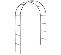 TecTake Arceau à rosiers Tuteur Colonne de Jardin Arche à Rosier | Hauteur: env. 240 cm, Largeur: env. 140 cm, Profondeur: env. 40 cm