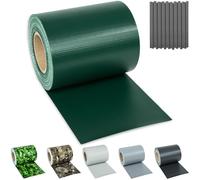 tectake® Brise Vue Jardin en PVC pour Grillage et Cloture, Brise Vue Paravent Exterieur Pare Soleil Protection UV Occultant Grillage Rigide Pare Vent Jardin - Rouleau 35 m x 19 cm - Vert