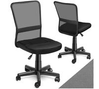 tectake Chaise de Bureau - diverses Couleurs au Choix - (Noir | no. 401793)