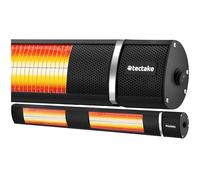 tectake® Chauffage Electrique Infrarouge Silencieux Chauffage exterieur terrasse réglable économique 1000W, 2000W & 3000W Chauffages d'appoint pour Jardin, Balcon, Salon, Restaurant, Jardin d'hiver