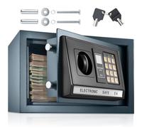 TecTake Coffre-fort avec Serrure Électronique Porte - diverses tailles au choix - (20x31x22cm (Art. 400564))