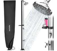 TECTAKE - douche solaire - Douche solaire Tinto, 20 l, jusqu'à 60 °C, pomme de douche pivotante 360° - noire
