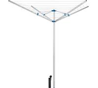 tectake® Etendoir Linge Exterieur 150 x 150 x 196 cm, Sechoir a Linge Rotatif, 4 Bras réglables, 10 Cordes, Sechoir a Linge Pliable, Etendage Exterieur, Étendoir, Séchoir Parapluie, Tancarville