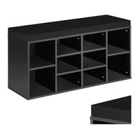 tectake® Meuble Chaussures Meuble de Rangement Moderne Meuble d'entrée pour Max. 10 Paires 103,5x48x30 cm, Rangement Chaussures Gain de Place idéal Entrée, Chambre, Dressing Rangements Chaussure