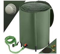 tectake® Récupérateur Eau de Pluie Pliable Réservoir d'eau Cuve Eau de Pluie Filtre en Filet Inoxydable Résistant aux Intempéries pour Arrosage Jardin Potager Plantes Arrosage Gazon - 250 litres
