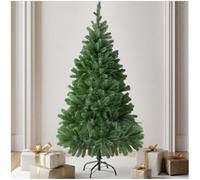 tectake® Sapin de Noël Artificiel Type Nordmann 140 cm, 470 Branches, Vert avec Pied Metallique Arbre de Noel Sapin de Noel Artificiel pour Décoration Noel - Plusieurs Tailles