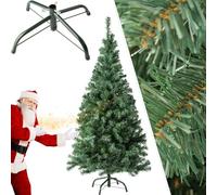 tectake® Sapin de Noël Artificiel Type Nordmann 150 cm, 310 Branches, Vert avec Pied Metallique Arbre de Noel Sapin de Noel Artificiel pour Décoration Noel - Plusieurs Tailles