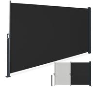 TECTAKE - store latéral - Auvent latéral extensible opaque, résistant aux intempéries - 200 x 300 cm - acier thermolaqué