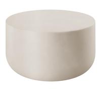 tectake® Table Basse Ronde Table Basse Design Table d'appoint Intérieur & Extérieur Ø80cm Table de Salon Meuble de Salon Exterieur Décoration Salon Canapé
