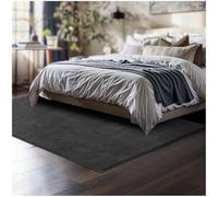 tectake® Tapis Salon à Poils Ras Tapis Chambre Doux, Antidérapant & Lavable 120x170cm idéal Décoration Salon, Bureau, Chambre, Cuisine, Dressing, Descente de lit, Maison, Couloir