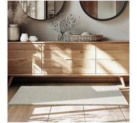 tectake® Tapis Salon à Poils Ras Tapis Chambre Doux, Antidérapant & Lavable 80x150cm idéal Décoration Salon, Bureau, Chambre, Cuisine, Dressing, Descente de lit, Maison, Couloir
