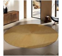 tectake® Tapis Salon, Rond Aspect Jute Ø 160cm, Tapis Chambre, Salle à Manger, Intérieur & Extérieur Résistant aux intempéries idéal Décoration Salon, Bureau, Cuisine, Dressing, terrasse