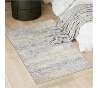 tectake® Tapis Salon Vintage Tapis Chambre antidérapant & Lavable 80x150cm, Poils Ras idéal Décoration Salon, Salle à Manger, Bureau, Chambre, Cuisine, Dressing, Descente de lit