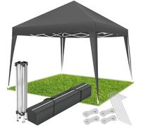 tectake® Tonnelle de Jardin 3x3m en Acier époxy Pliable Tente de réception Pavillon, Imperméable, Sac de Transport Inclus, Tonnelle terrasse Exterieur Tente de réception Barnum Mariage Baptême