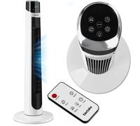 TECTAKE - ventilateur colonne - Ventilateur colonne Arktis, 3 modes, 3 vitesses, oscillation 90°, silencieux, économe - 32x93 cm