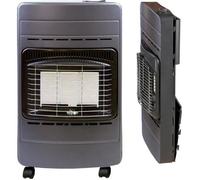 TECTRO TGH140RV Poêle à gaz 4200 watts - pièces jusqu'à 50 m² - 3 degrés de puissance - Sécurité ODS - Technologie Infrarouge