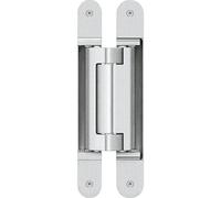 Tectus TE 640 3D Lot de 2 charnières de porte cachées pour portes émoussées Effet acier inoxydable