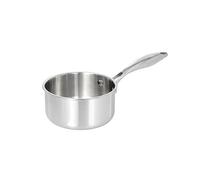 TeCuisine - Casserole Inox 18/10 Triply - 14 cm - Sans Revêtement - Sans PFAS, PFOA, PTFE - Compatible Tous Feux Dont Induction - Manche Riveté Froid - Cuisson Saine et Durable