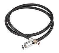 tecuro de cuisine Flexible de rechange M15/1 x 1/2 Écrou conique x 150 cm - en nylon noir