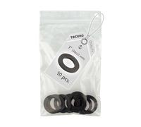 tecuro Lot de 10 joints en caoutchouc 1" (22 x 30 x 2 mm) pour raccords et écrous de raccordement, SBR