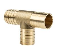 tecuro Raccord de tuyau en T 3/4" (19 mm) Laiton nu