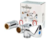 tecuro Vanne de raccordement de batterie pour raccords muraux Sortie eau froide - 22285