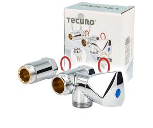 tecuro Vanne de raccordement de batterie pour raccords muraux Sortie eau froide - 22285