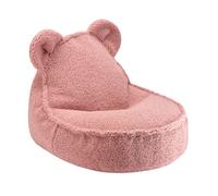 Teddy pouf pour enfant tissu en peluche goyave Wigiwama - 4751030598499