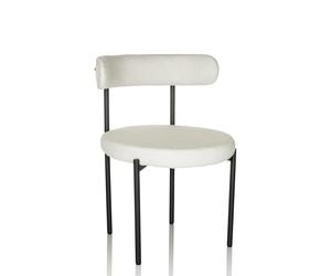 TEDIO - Chaise rembourrée Blanc