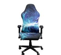 Tedkoo Housses de Chaise de Jeu élastiques, Housses de Protection Extensibles en Polyester à Motif Spatial, 1 Housse de Dossier, 1 Housse de siège et 1 Paire de Housses d'accoudoirs(Space Pattern-C)