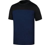 Tee-shirts Genoa 2 - 100% coton - manches courtes - marine/noir XXL DELTA PLUS