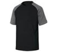 Tee-shirt bicolore GENOA manches courtes noir/gris TL - DELTA PLUS - GENOANOGT Noir G